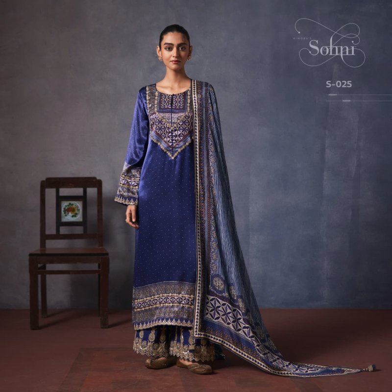 Lajjo By Kimora Sohni Gaji Silk Printed Salwar Suits